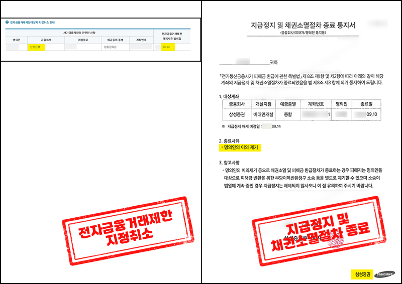 채권소멸절차종료